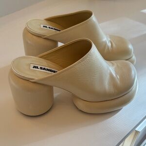 Jil Sander Off-White Women's Chunky Mules